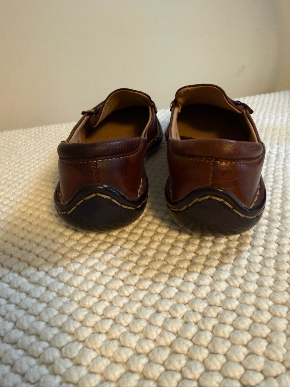 Women’s Brown Leather Loafers - Picture 2 of 6